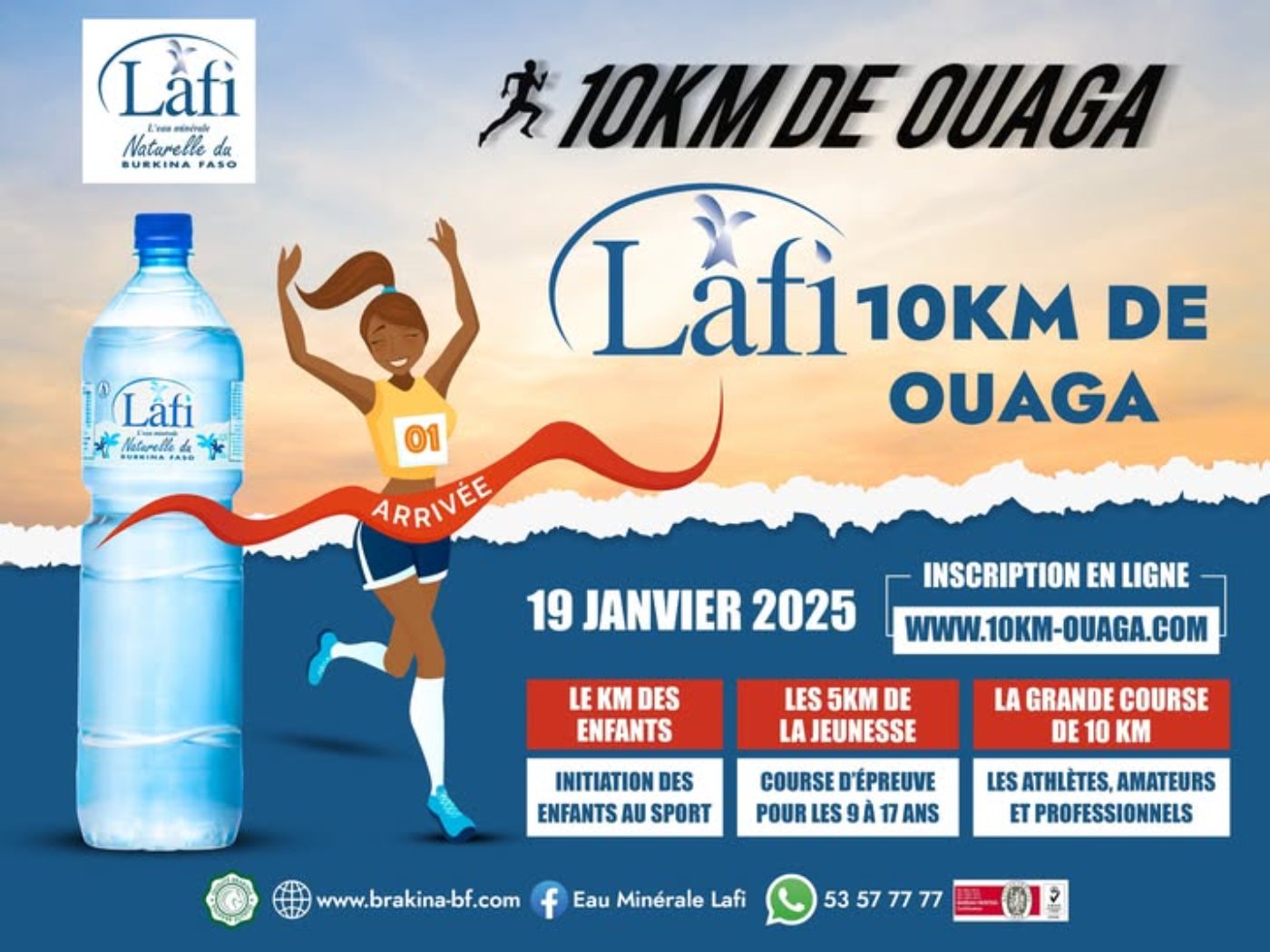 Visuel Lafi 10 Km de Ouaga